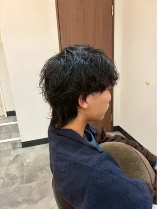 ミディアム メンズ 🍎メンズカット無料 当日🆗AKI🍎のヘアスタイル