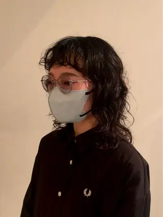 セミロング パーマ room3小出 奈央子のヘアスタイル