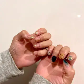 ネイル 黒葛原 めぐみのネイルデザイン