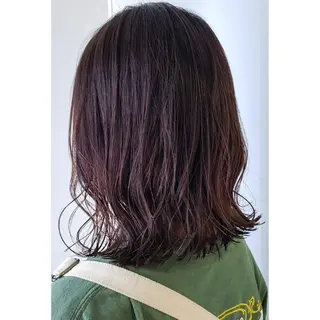 ミディアム カラー ヘアアレンジ 髪質改善サロン🍃 AIRI のヘアスタイル