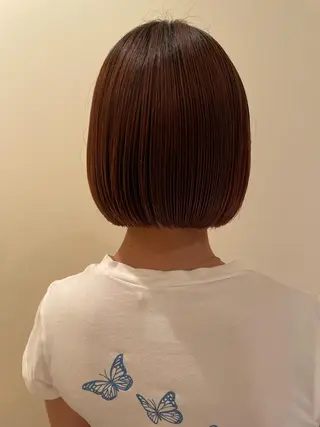 ショート ボブ ホノカのヘアスタイル