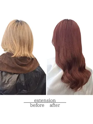 カラー セミロング ヘアアレンジ HIME. ＊*ヒメドットのヘアスタイル