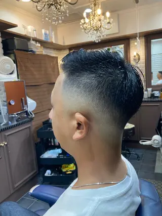 ショート メンズ ルピナス中田店長 山口大地のヘアスタイル