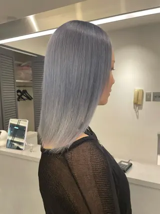 カラー 韓国ハイトーンカラー kana♡のヘアスタイル