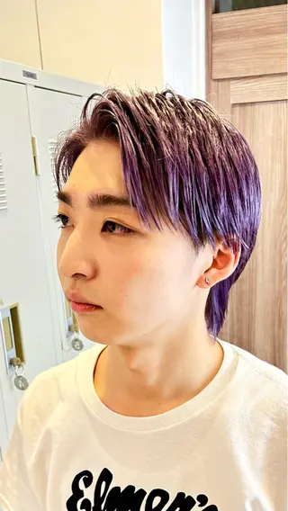 カラー メンズ Grandoll  Luxe所属・ボブ/ショート/小倉 ✂中尾吏穏のヘアスタイル