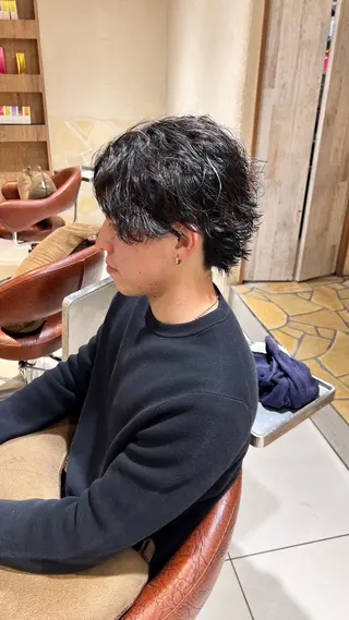 パーマ メンズ 毛流れ職人 /和田瑞生のヘアスタイル