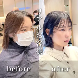 ショート カラー パーマ ヘアアレンジ レイヤーカット/ボブ /縮毛矯正✨大輝のヘアスタイル