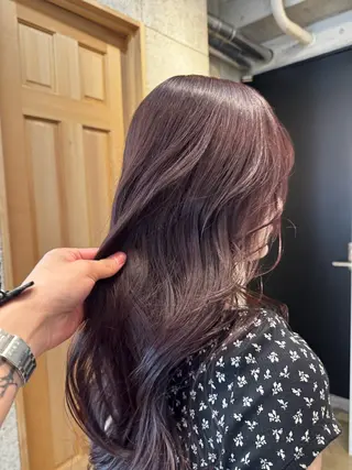 ロング カラー sora/ハイトーン /透明感カラー🫧のヘアスタイル