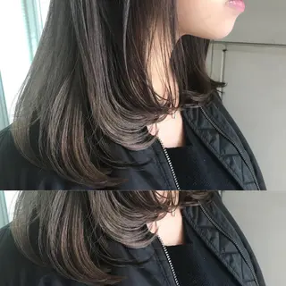 ミディアム カラー stylist/蛯谷 珠里のヘアスタイル