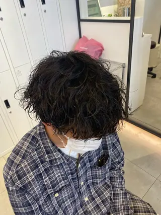 パーマ メンズ 新宿【メンズパーマ】 塩澤太一のヘアスタイル