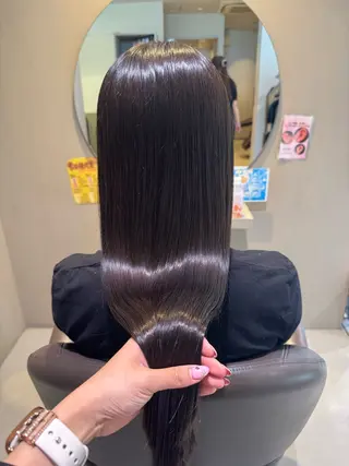 ロング 藤本 麗未のヘアスタイル