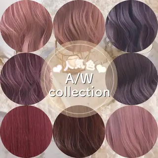 セミロング カラー ヘアアレンジ 透明感/艶髪/💖 トレンドスタイル💖のヘアスタイル