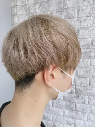 ミディアム カラー メンズ EMANON新宿南口所属・ケアブリーチ×艶カラ ー️🫧Shioriのヘアスタイル