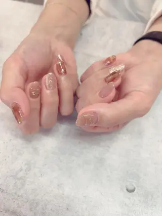 ネイル 北浦和 自爪育成ケアのネイルデザイン