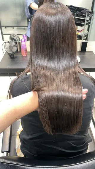 ミディアム 山口滉斗/美髪 縮毛矯正/髪質改善のヘアスタイル