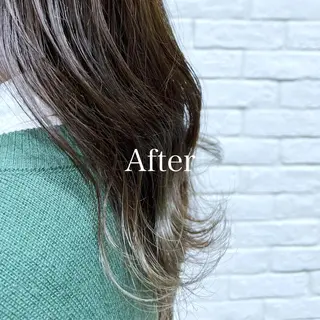 セミロング カラー レディースヘア💫 加藤たいが🐯のヘアスタイル