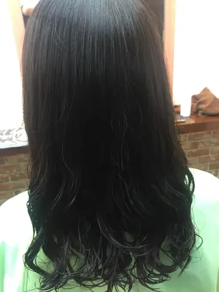 ロング パーマ 桧山 真のヘアスタイル