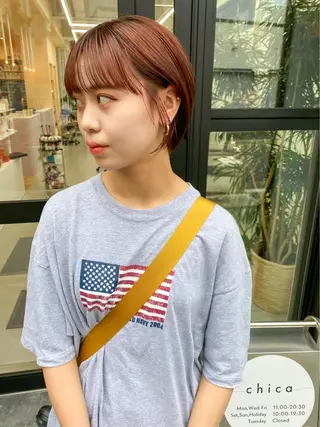 ショート カラー 栄・伏見 JOULE'Sのヘアスタイル