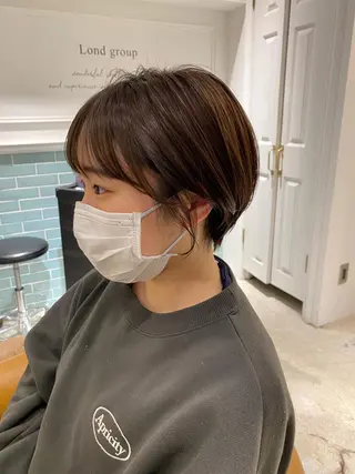 ショート 髪質改善レイヤー/ ボブたんの翔太のヘアスタイル