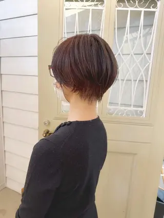 ショート カラー newline銀座所属・👑銀座ショート/ 絶壁補正/金子涼👑のヘアスタイル