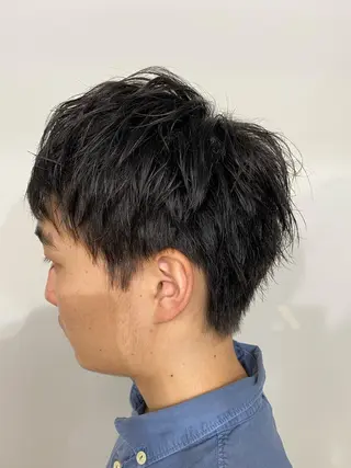 カラー パーマ ヘアアレンジ メンズ メンズパーマの巨匠 鈴木純のヘアスタイル