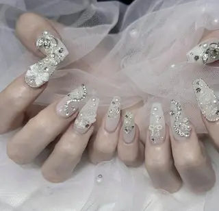 ロング カラー Bling Salonのネイルデザイン