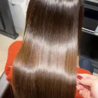 カラー ロング 柔らかい縮毛矯正/ ボブ/北林のヘアスタイル