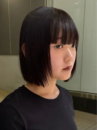 ショート MISAKI🪐 縮毛矯正のヘアスタイル