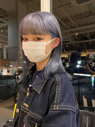 セミロング アトム/ウルフ パーマ/レイヤーのヘアスタイル