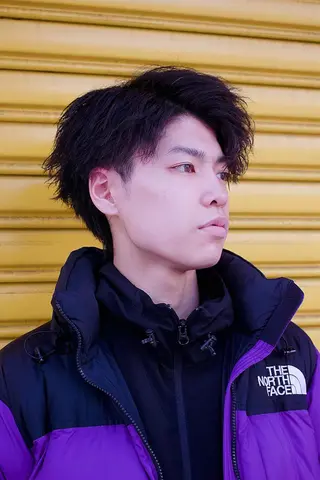 ミディアム パーマ メンズ メンズ特化美容師 井上大輔のヘアスタイル