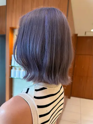 ショート カラー shiho/名駅💎 ケアカラー/ブリーチのヘアスタイル