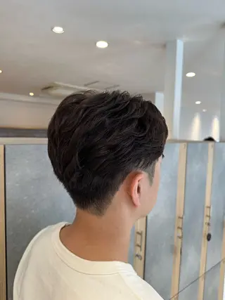 パーマ メンズ 市川透明感カラー &パーマ美容師Kaiのヘアスタイル