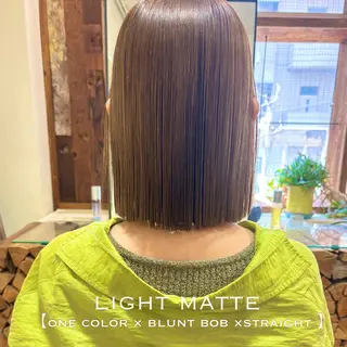 ミディアム カラー パーマ ⌇🌹透明感カラー 🌹ᴍᴇɢᴜᴍɪ ⌇のヘアスタイル