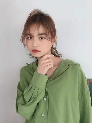 ミディアム ボナセーラ・ ビバーチェ　田上台店のヘアスタイル