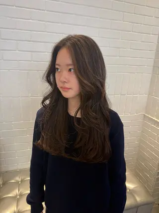 セミロング カラー ヘアアレンジ 海外/ハイトーン🪽 ☯️ami☯️のヘアスタイル