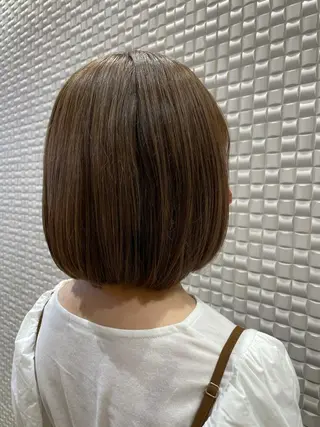 ミディアム カラー シャドールーツ美容師 篠原康太のヘアスタイル