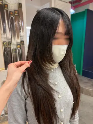 ロング 安井まゆ _Box mico.のヘアスタイル