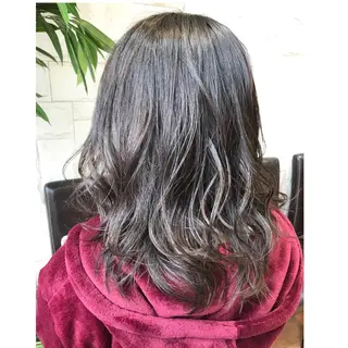 ミディアム カラー 髪質改善 艶髪🔵ﾌｾﾅｵﾔのヘアスタイル