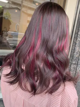 セミロング 🫧艶髪カラー🫧 森本くるみのヘアスタイル