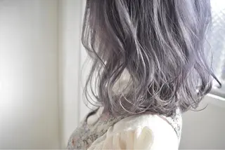 ミディアム カラー てんま さやかのヘアスタイル