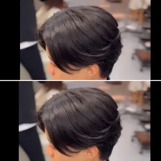 ショート パーマ メンズ 🔮メンズ縮毛矯正 毛流れパーマ💎竹永のヘアスタイル