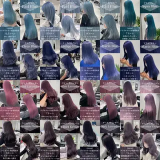 カラー ［銀座］淡色 ラベンダー🫧大村のヘアスタイル