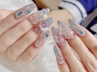 ネイル 🎀ネイルサロン エクラYUI🎀のネイルデザイン