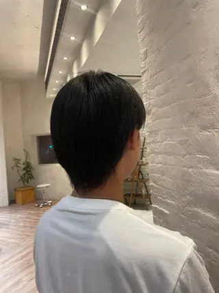 メンズ シモカワ マシロのヘアスタイル