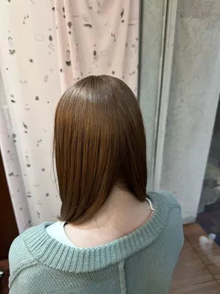 ロング ORANGE POP _HIBIKIのヘアスタイル