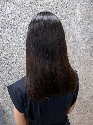 セミロング カラー 🌙米谷 拓海のヘアスタイル