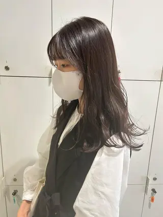 ミディアム カラー 透明感カラー🫧 nanohaのヘアスタイル