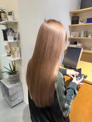 ロング カラー 中西倖 トップスタイリストのヘアスタイル