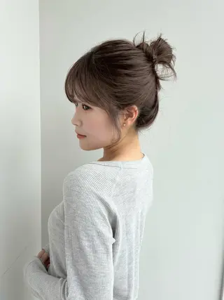 ミディアム 似合わせ/ベージュ /レイヤー/りほ🤍のヘアスタイル