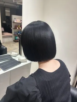 ショート AHNKISM所属・トレンド🌷 ボブ　パーマ🩰のヘアスタイル